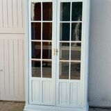 Glass-glazed Parisian wardrobe 1920