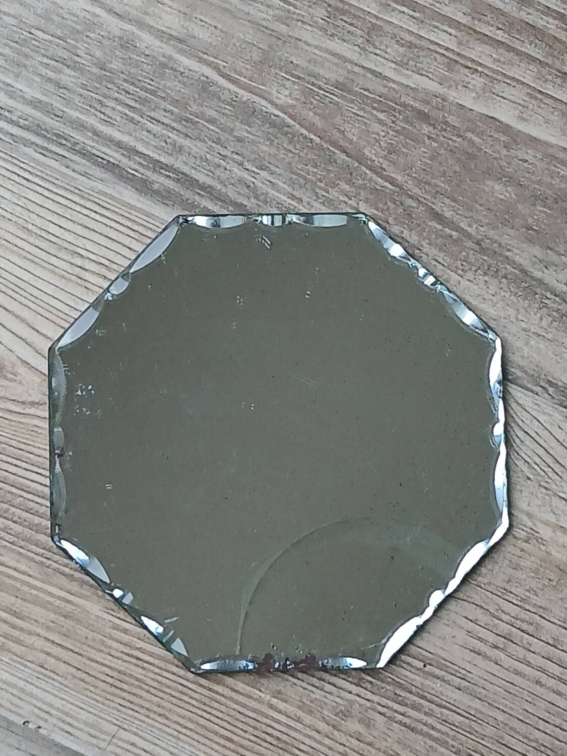 Beveled mirror to place