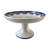 Compote dish Terre de Fer Sarreguemines model "Capri" Casino early 20th century