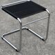 Vintage Knoll Stool Bauhaus Style Chrome Tubular 1970s