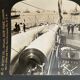 Photographie ancienne stereo, stereograph, luxe albumine 1903 vaisseau de guerre anglais