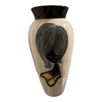 Morternity France ceramic tea vase
