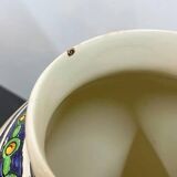 Pair of Boch Frères La Louvière vases, floral decoration signed Charles Catteau