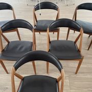 Kai Kristiansen Série de 6 chaises en teck