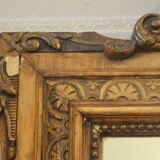 Wooden style mirror 74x104cm