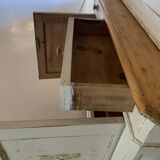 Old pine sideboard, stained