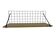 Vintage wall shelf in Tomado style with grid and shelf.