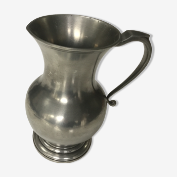 Tin pitcher