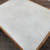 Vintage bamboo & rattan table 1950