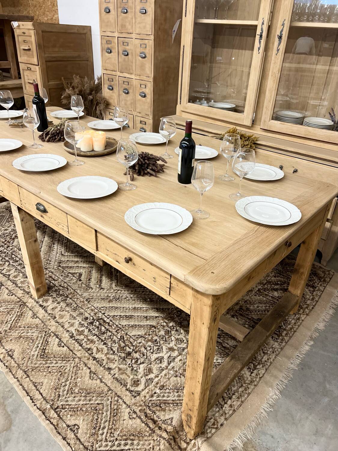 Very large farmhouse table