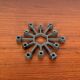 Brutalist Danish candlestick in cast iron from the mid-century by Jens H. Quistgaard for Paro, 1960s.