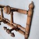 Bamboo style wooden wall coat hook ep 1940