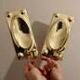 Pair of Mid-Century Swedish Brass Sconces