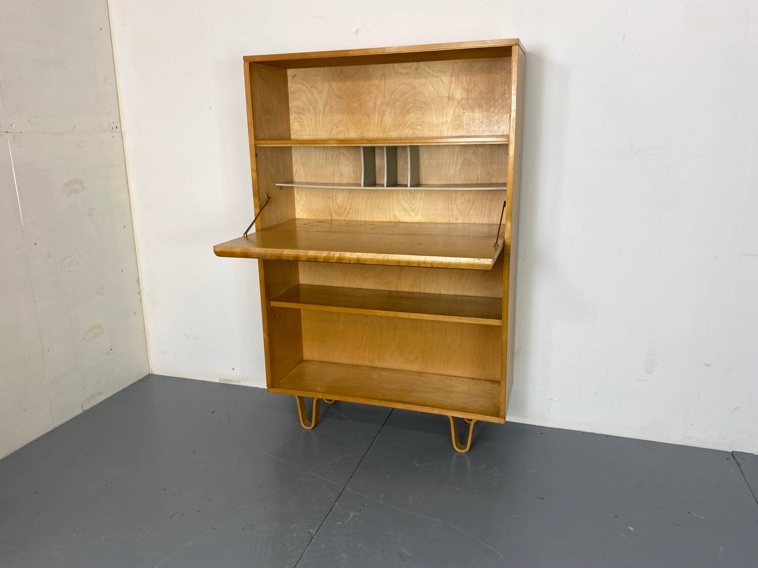 Bureau de Secrétaire Highboard Moderniste Mid-Century Bb04 par Cees Braakman pour Pastoe, 1950s
