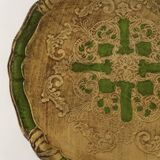 Vintage large Venetian style tray