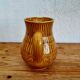 Vintage ceramic pitcher in honey color, model 7314