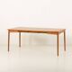 Small square exendable vintage teak table,Denmark|1960s