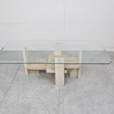 Vintage coffee table by Willy Ballez, 1970s