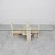 Vintage coffee table by Willy Ballez, 1970s