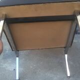 Paire de chauffeuses vintage skai