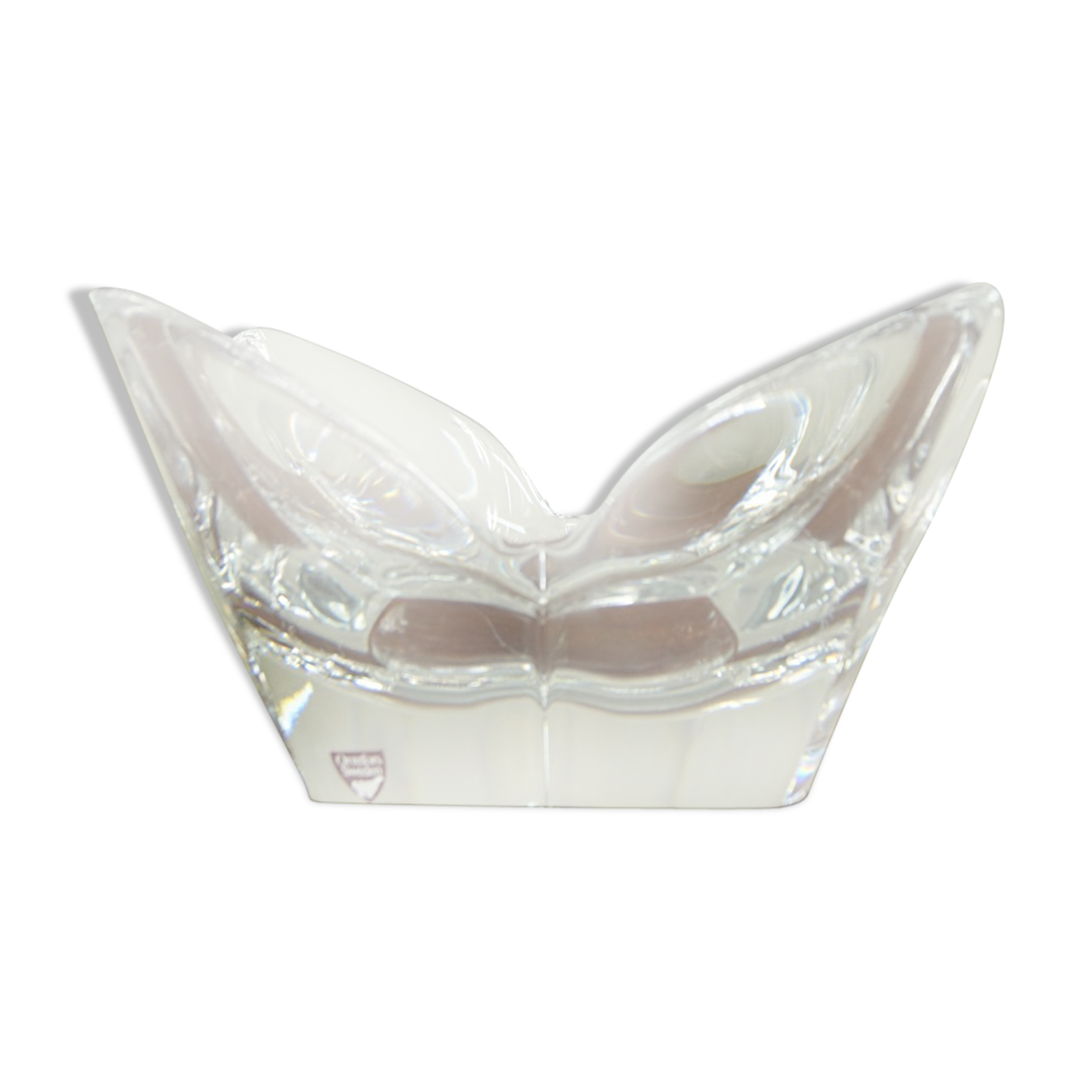 Crystal bowl by Sven Palmqvist for Orrefors, 1960