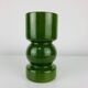 Green glass vase in Scandinavian style