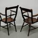 Pair of Antique Oxford Chairs, Windsor, Lath Back, Armchair, Elm, 19thc