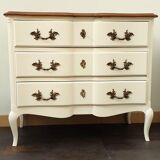 Creme white chest of drawers