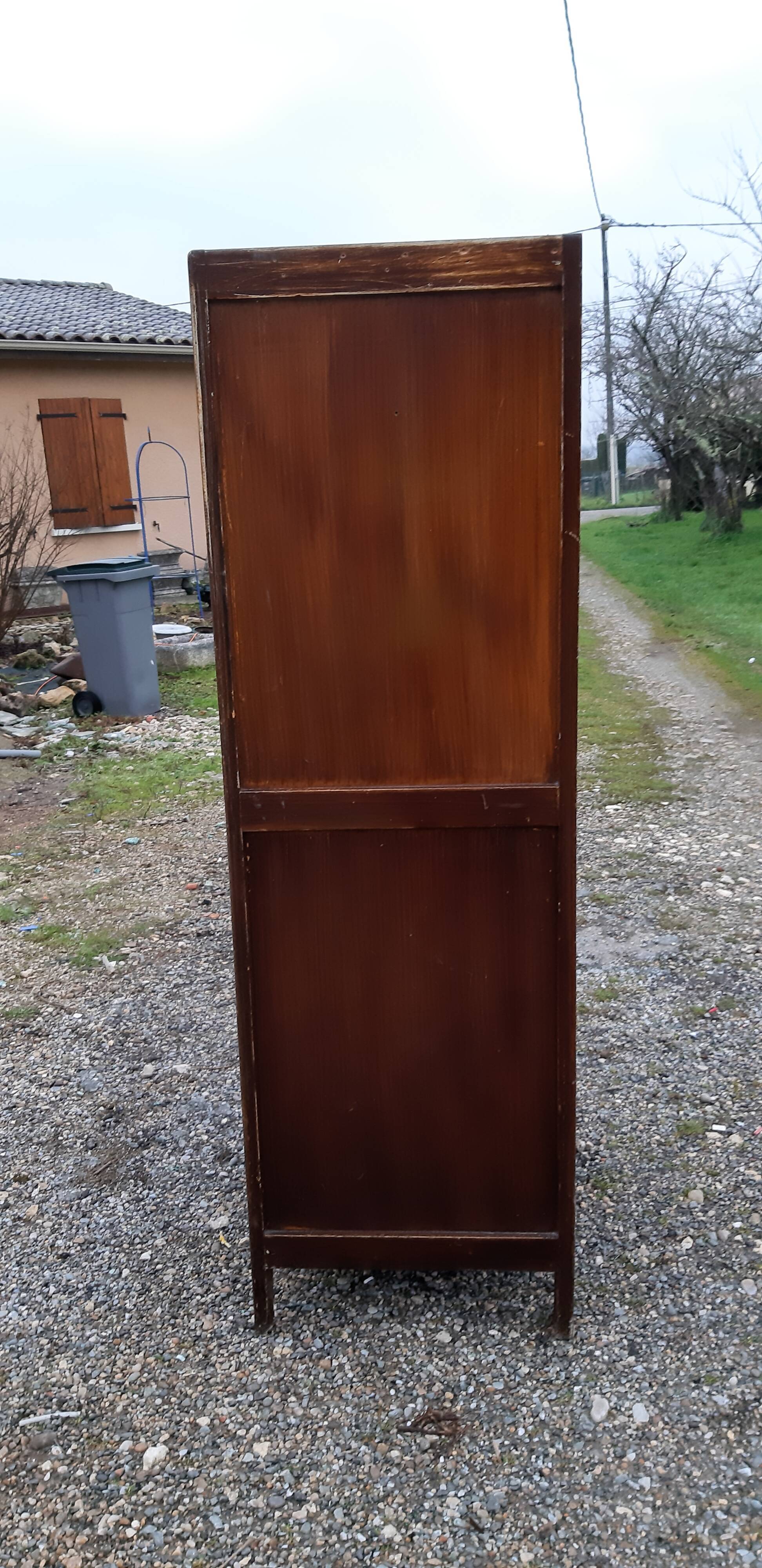 Parisian cabinet in 1930s pine