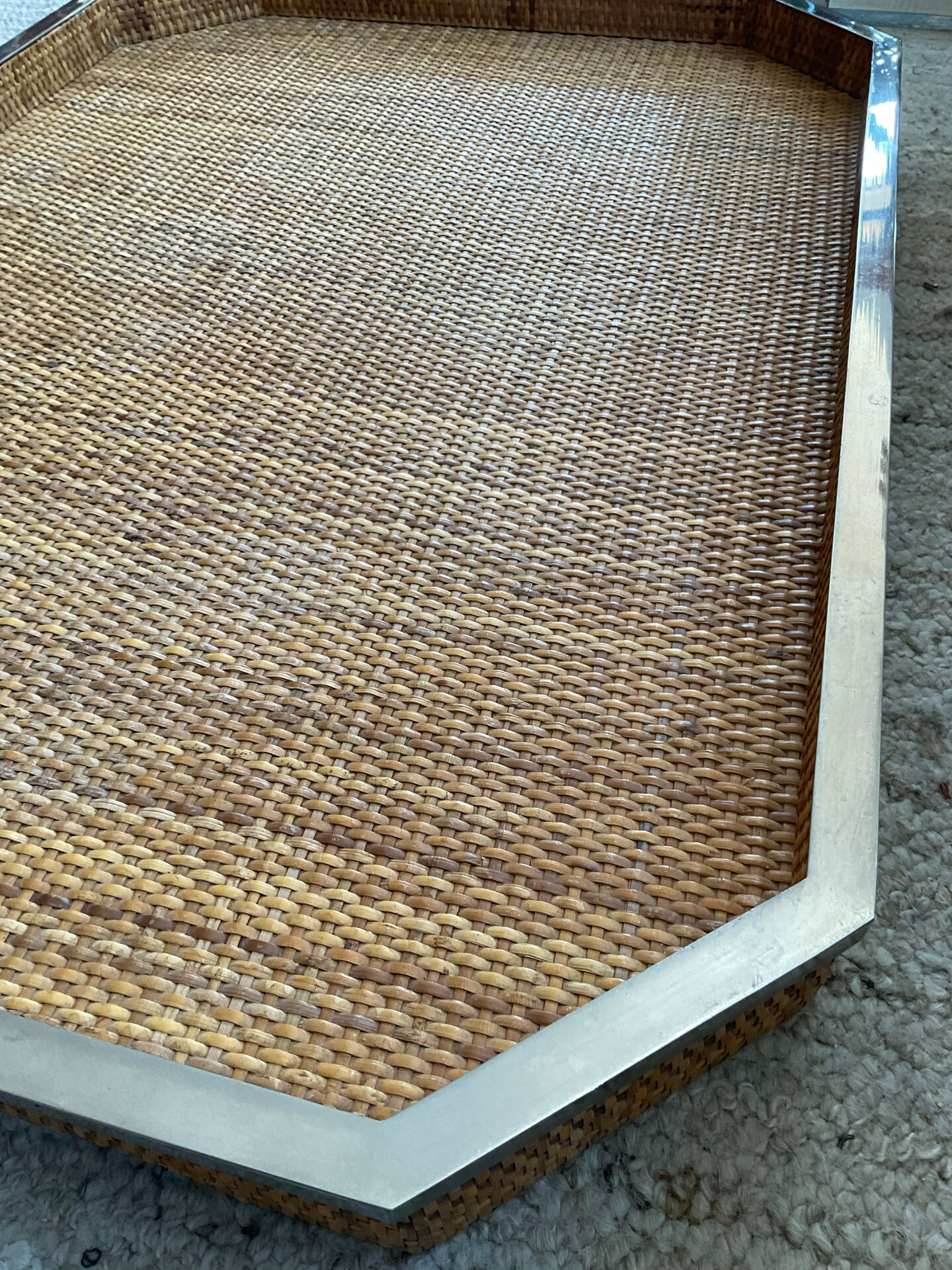 Large Italian serving platter by Tommaso Barbi from the 1970s.