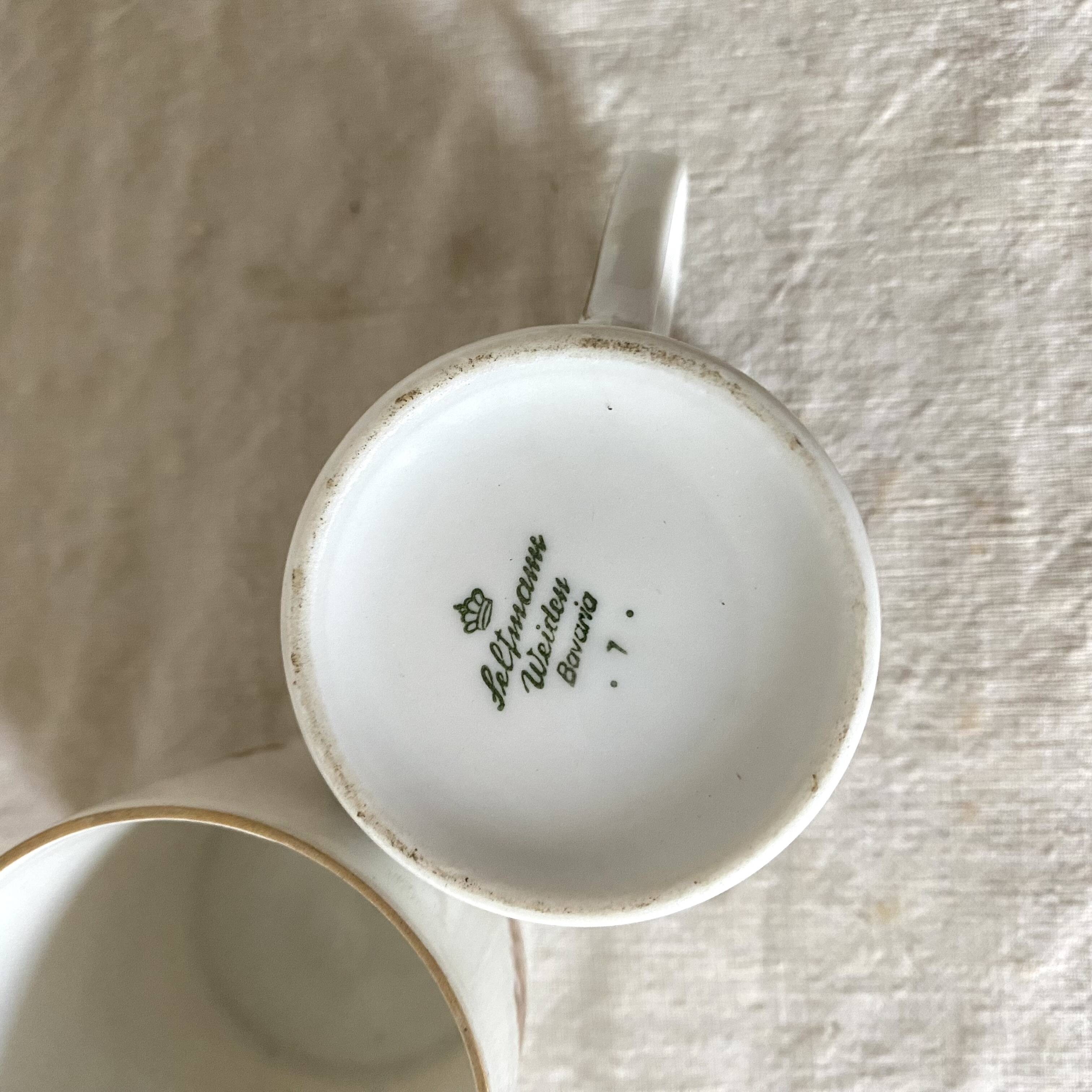 Bavaria porcelain coffee cups