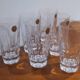 Very Pretty Set of 6 Bergerac Crystal Water or Orangeade Glasses