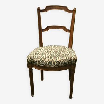 Antique chair seat upholsterer medallions