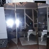Vintage giant triptych mirror  111x94cm