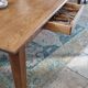 Solid oak farmhouse table 260x100