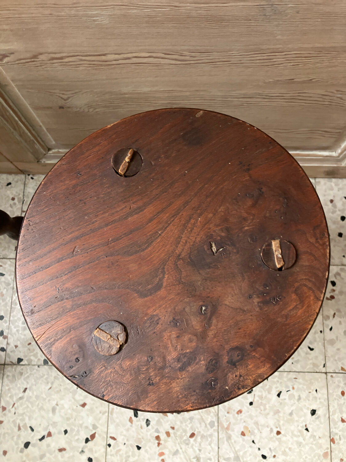 Pair of tripod stools