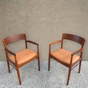 Paire de fauteuils par Henning Kjaernulf, 1960