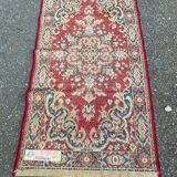 Sumack burgundy Persian rug 62x125cm