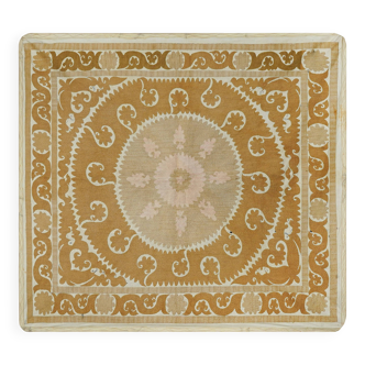 Vintage Turkish hand-knotted rug 126x135 cm