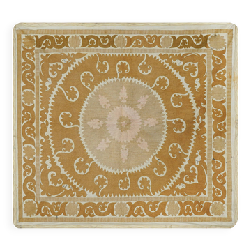 Vintage Turkish hand-knotted rug 126x135 cm