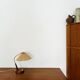 Lampe de table en sisal et teck par Temde