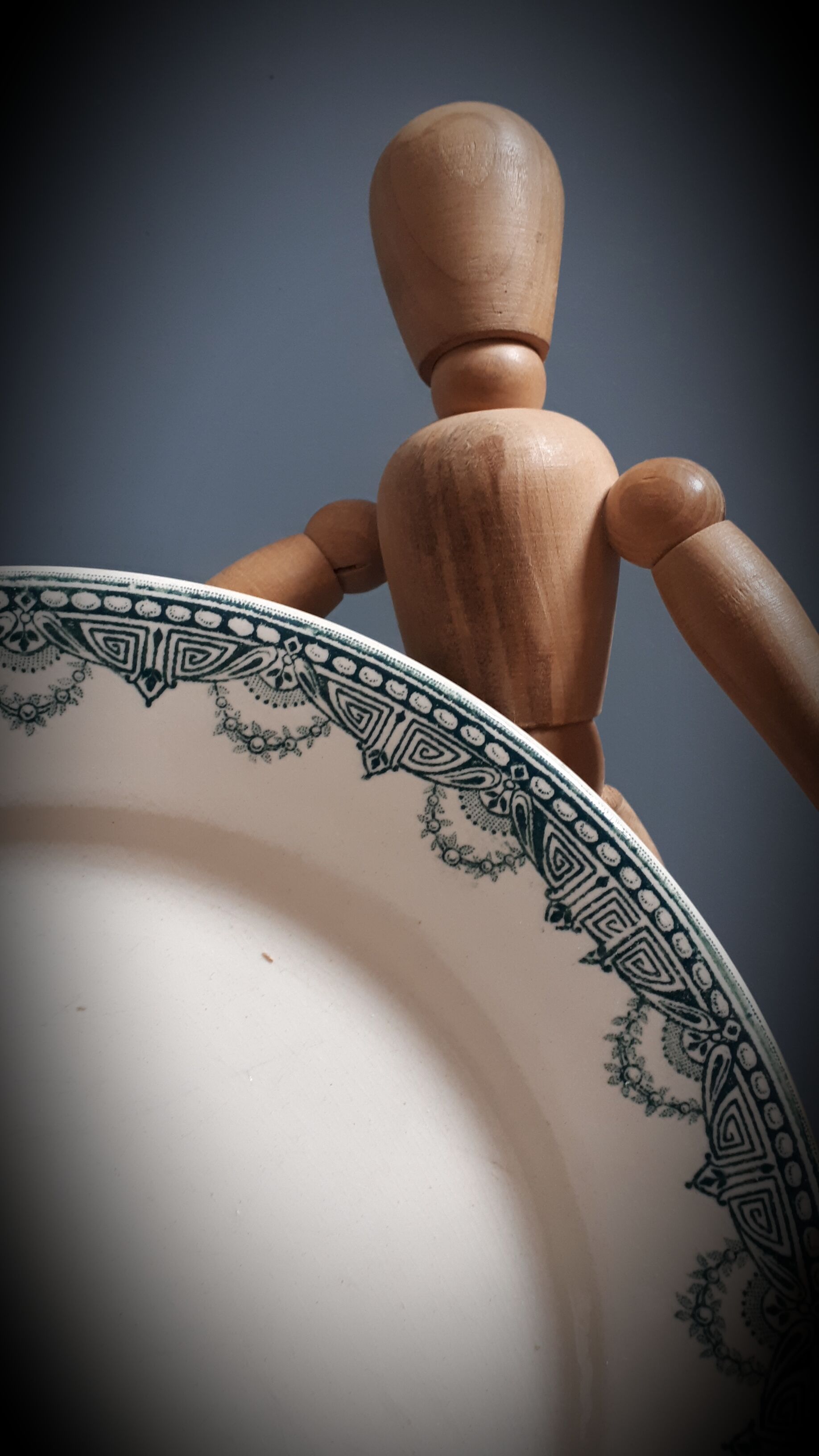 Recamier plate Terre de Fer