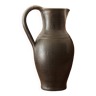 Black ceramic pitcher