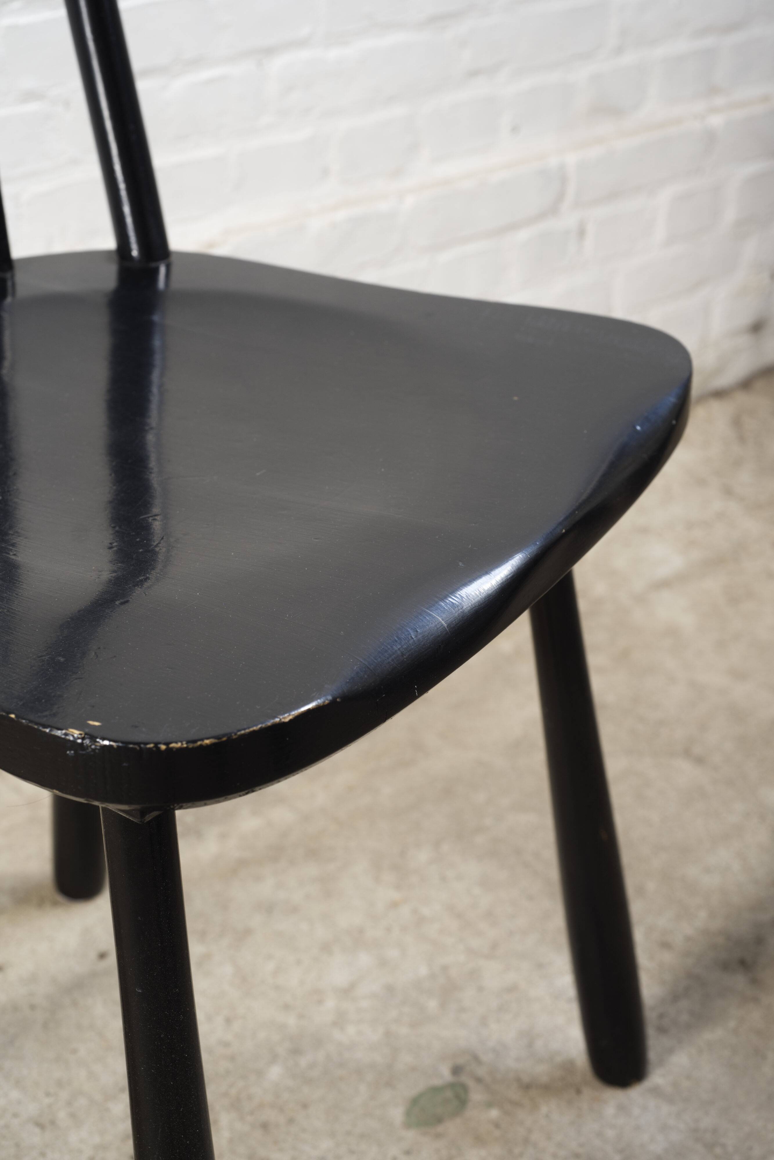 6x 'Windsor' dining chairs by Jørgen Anker Heegaard, Fritz Hansen, 1940