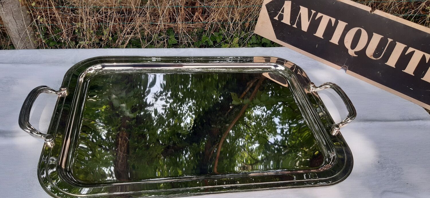 Vintage silver tray