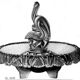 Topaz-Violet Cloud Glass Bowl or Centerpiece by Walther & Sohne, Germany