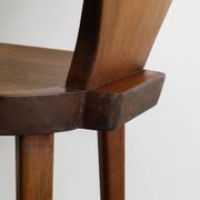 Vintage Swedish Modern Wooden "Skedblad" Pine Chair by Carl Malmsten, 1930s