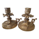 Paire de bougeoirs baroque