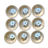 Saint Amand flowered soup plates