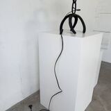 Brutalist 1950s "chain" table lamp